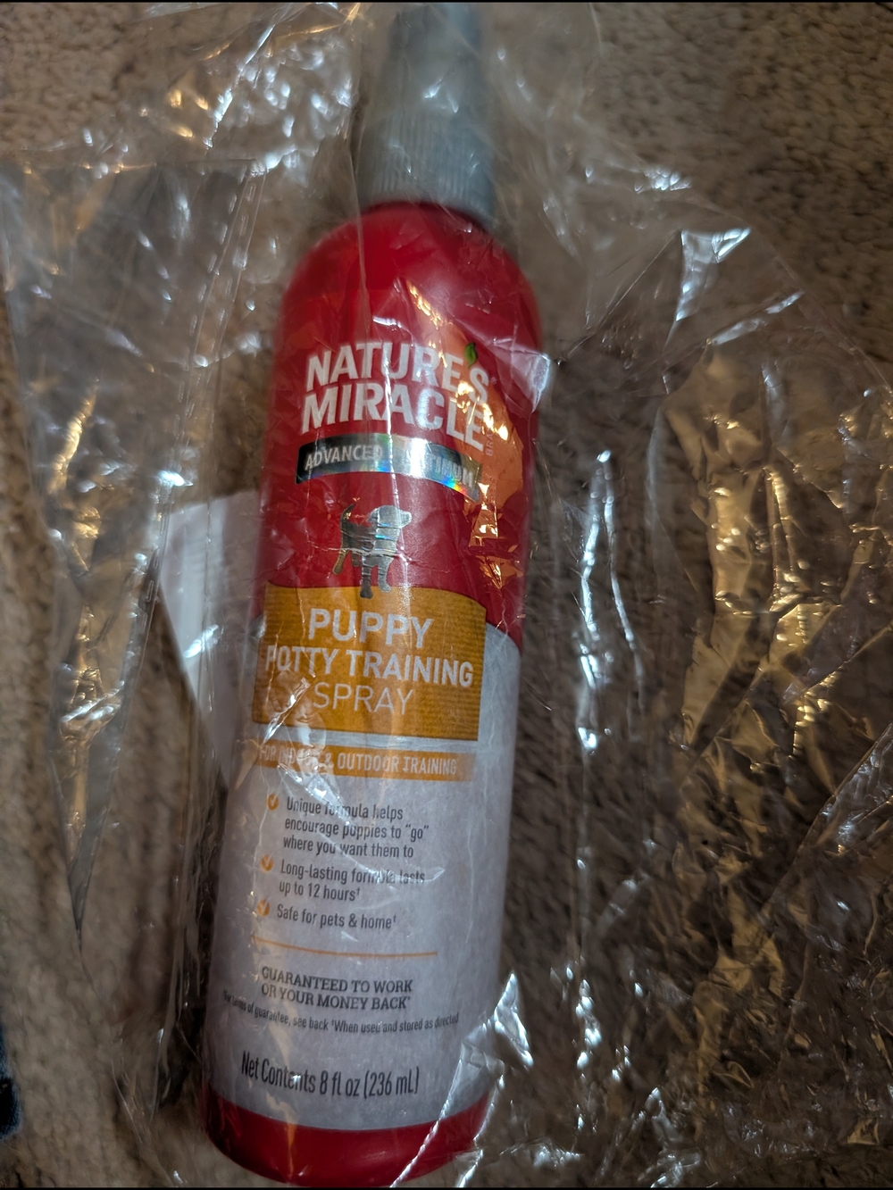 Puppy Potty Training Spray Nature's Miracle brand